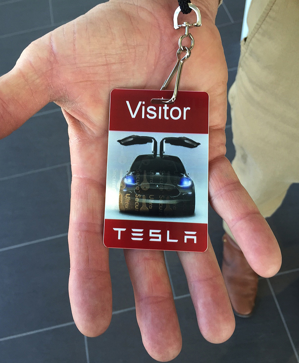 Tesla badge